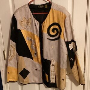 Allure Black and Gold Jacket